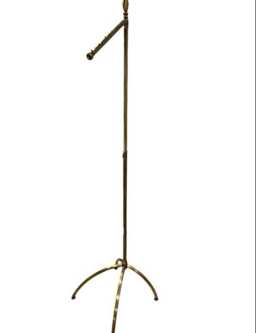 ハンガーラック　傾斜ハンガー　高さ可変　アンティークゴールド②