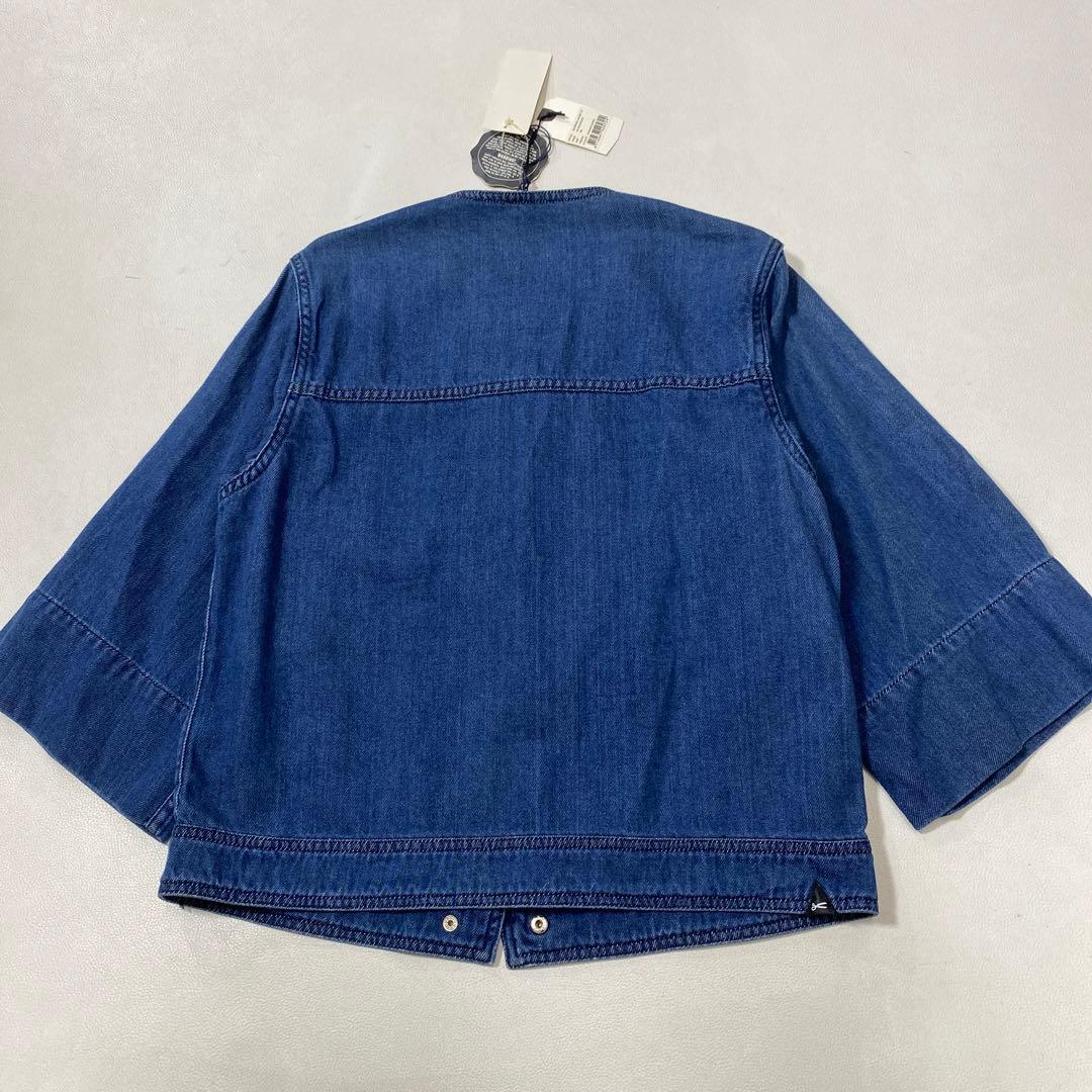未使用 DENHAM デンハム デニム ノーカラージャケット
