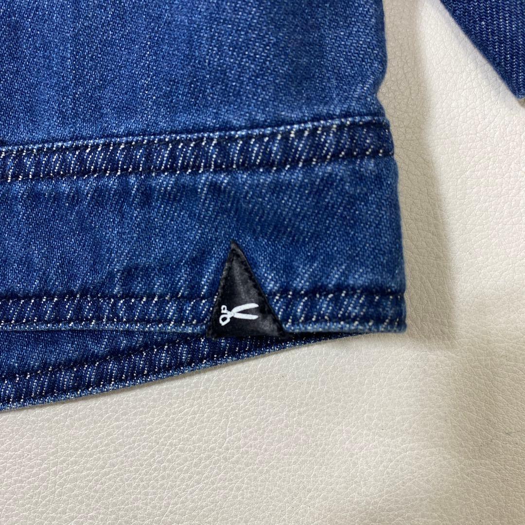未使用 DENHAM デンハム デニム ノーカラージャケット