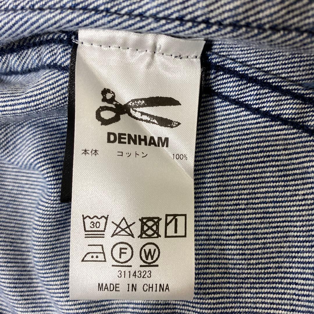 未使用 DENHAM デンハム デニム ノーカラージャケット