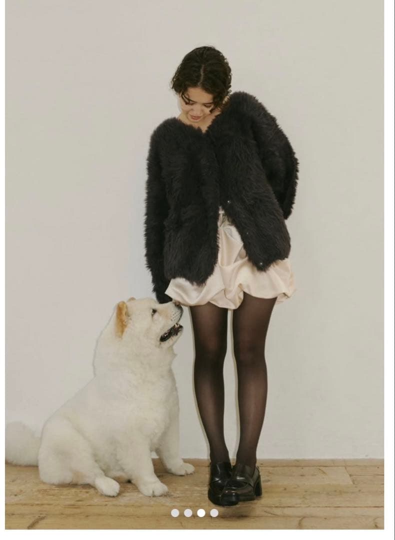 《完売品》NOTRE emor drape mini skirt