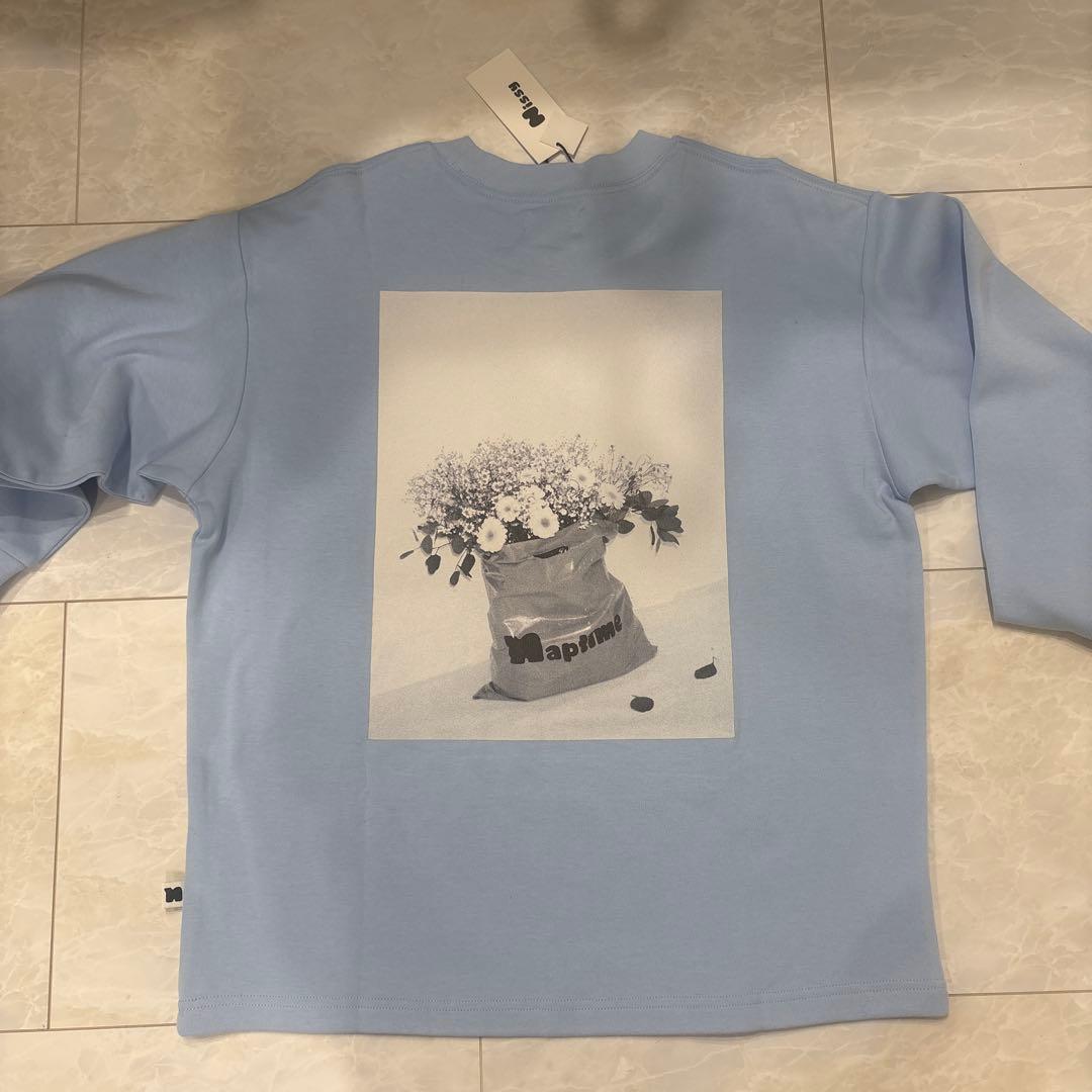 【本日限定】【新品未使用】NAPTIME. フォトプリントプルオーバーカットソー