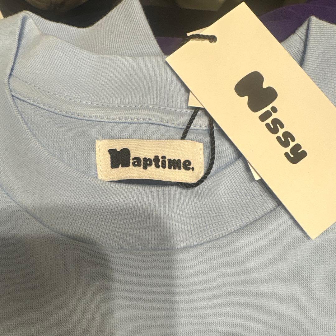 【本日限定】【新品未使用】NAPTIME. フォトプリントプルオーバーカットソー