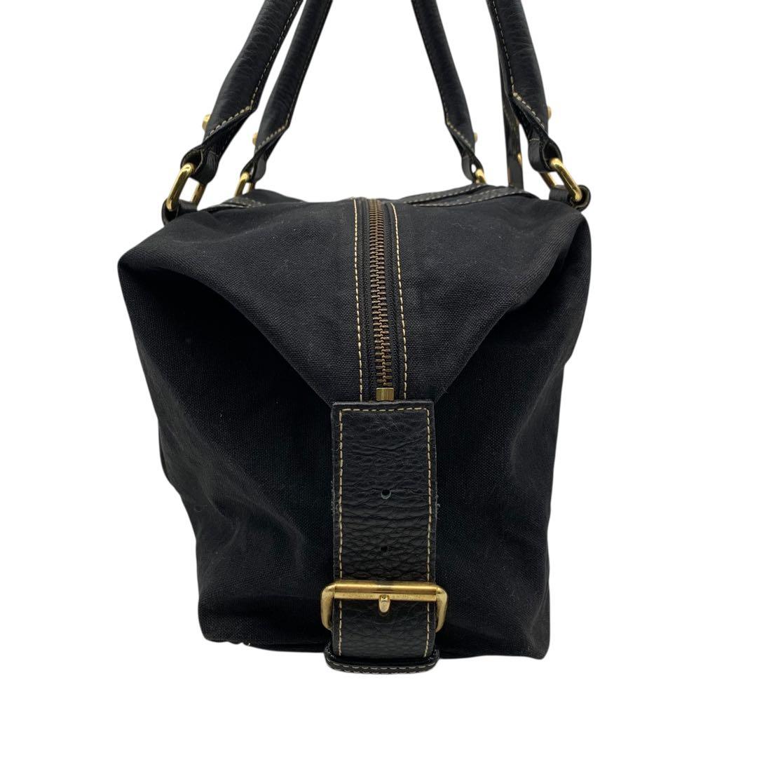 ヴィヴィアン　ウエストウッド　ボストンバッグ　オーブ　キャンバス　レザー