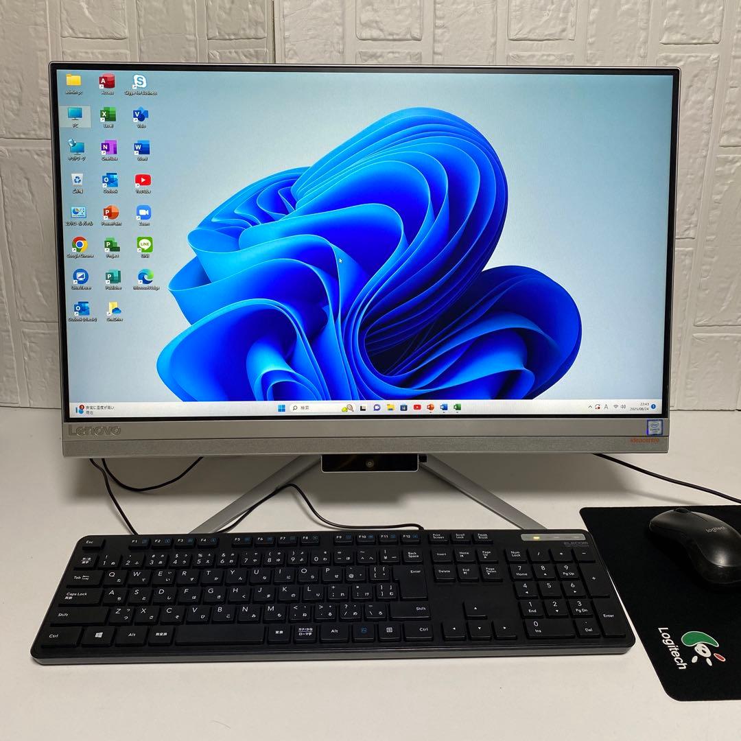 Windows11 オフィス2024年　Corei5 美品 レノボ　デスクトップ