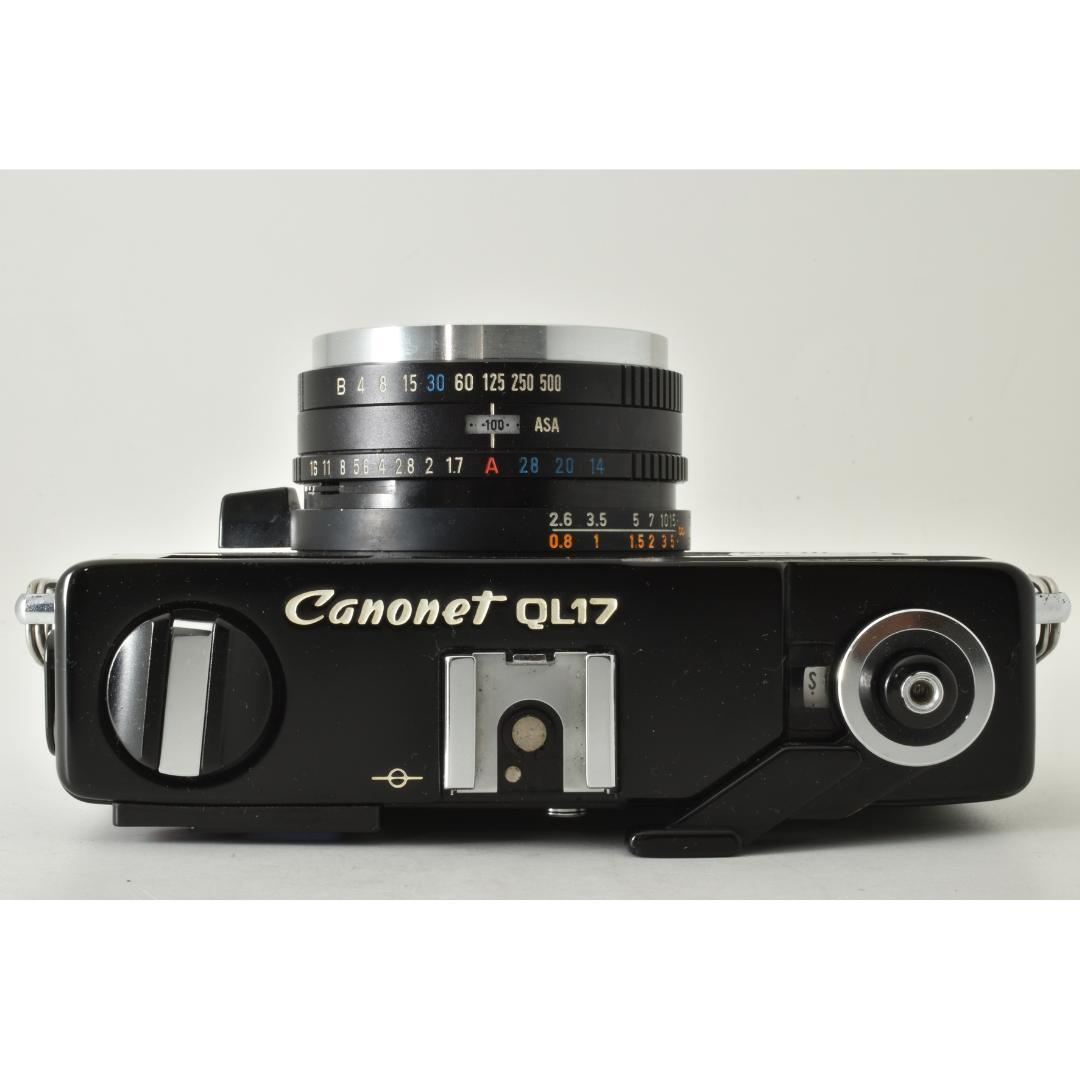 完動 Canonet Giii QL17 ブラックレンジファインダー AEOK