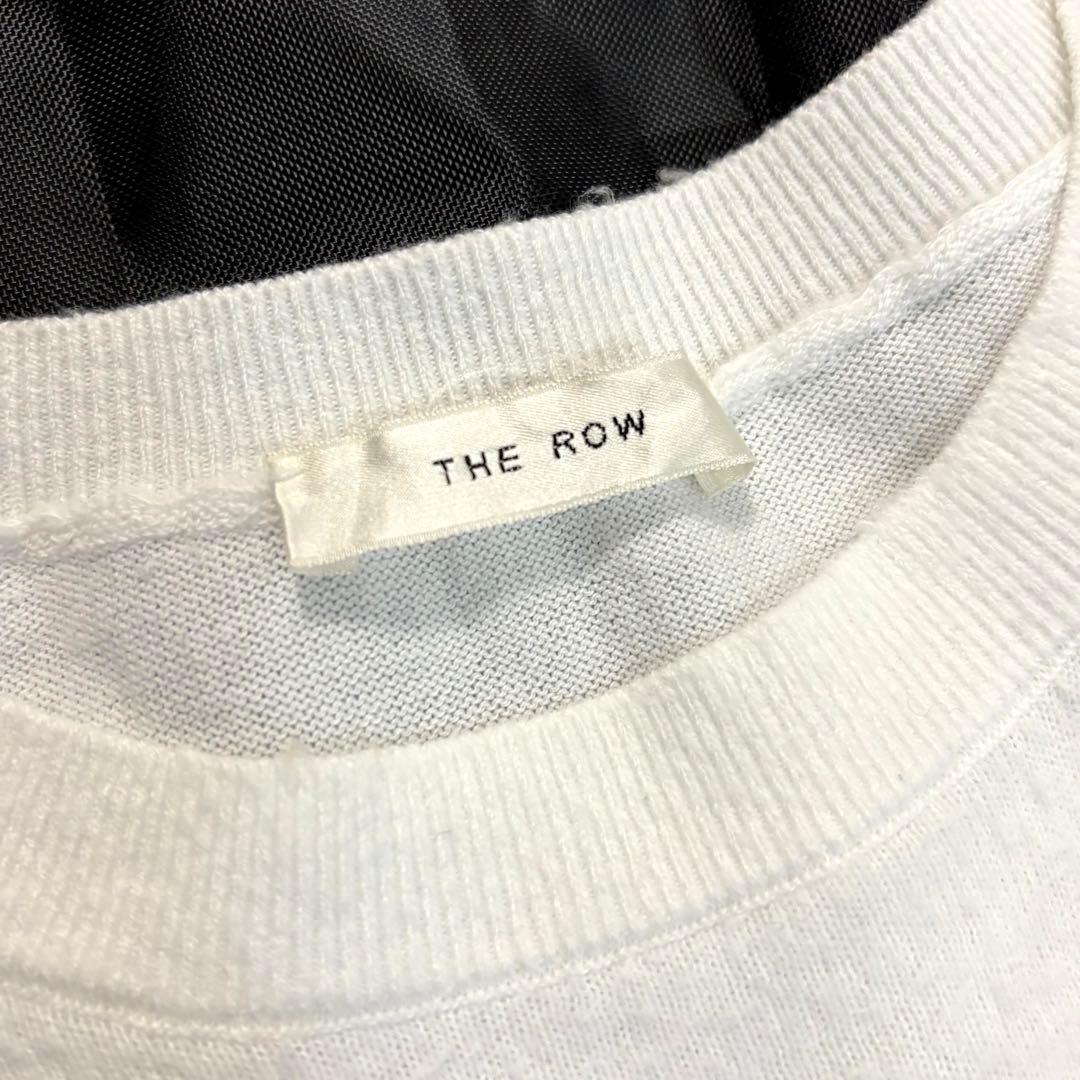 THE ROW ザロウ カットソー　Tシャツ　ネップ加工　ニット　半袖