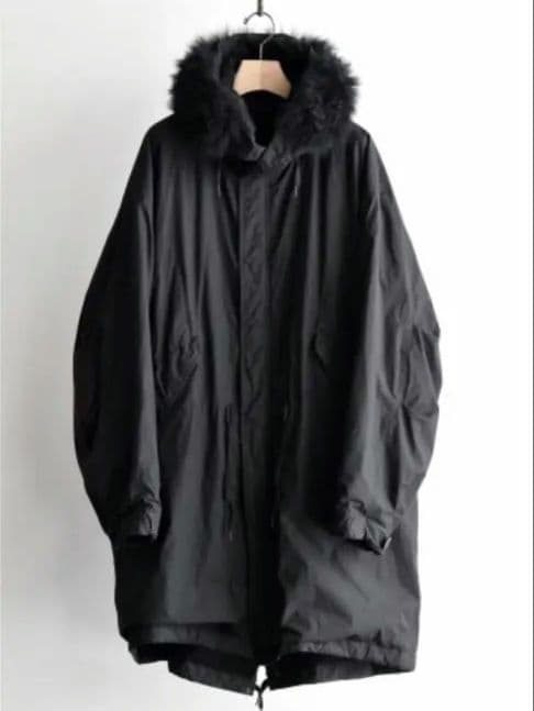 comoli コットンナイロンミリタリーフーデッドコート　サイズ3 M-65