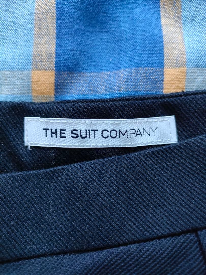 ザ・スーツカンパニー　ウォッシャブルコットンスーツ上下 ネイビー