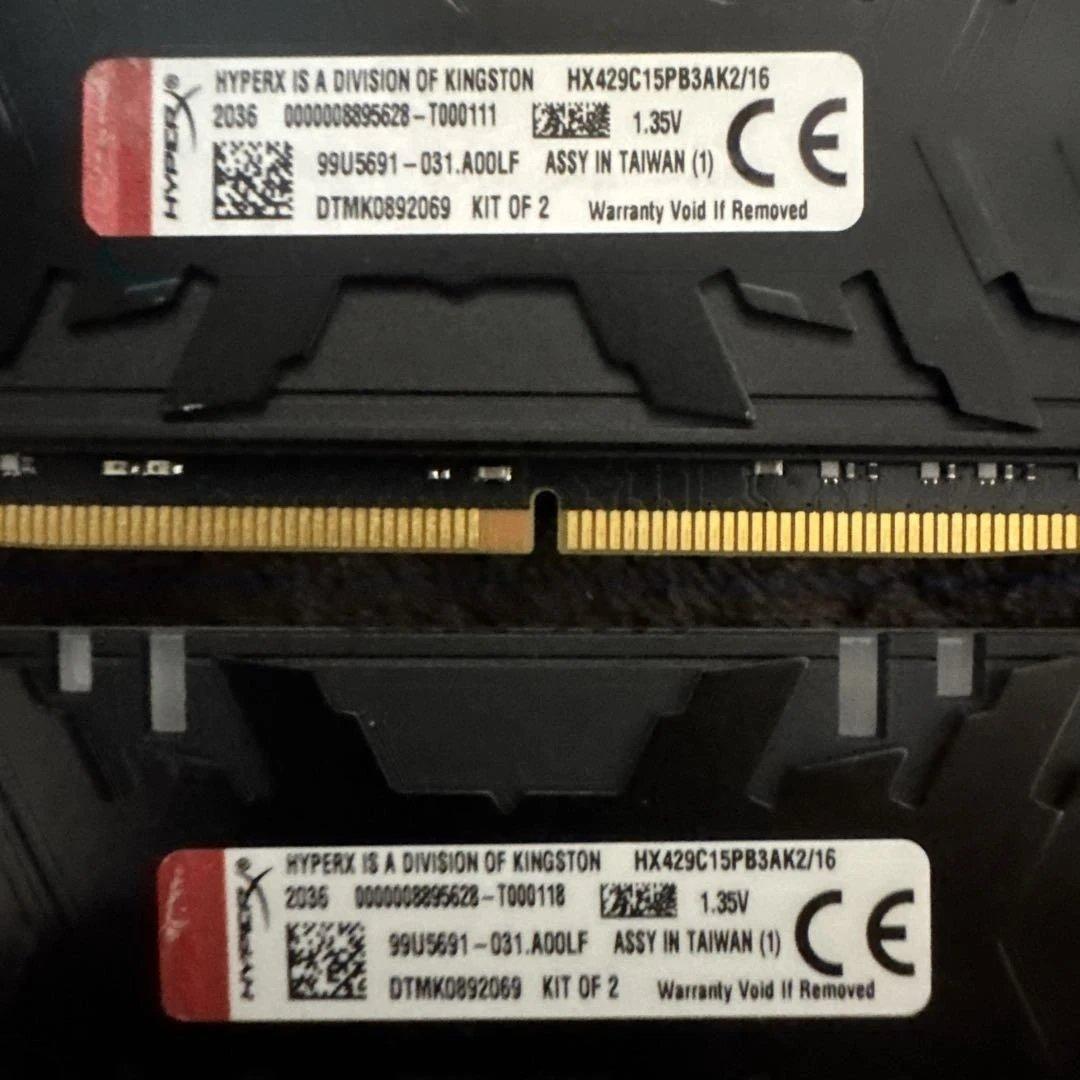 DDR4 8GB×4 HyperX