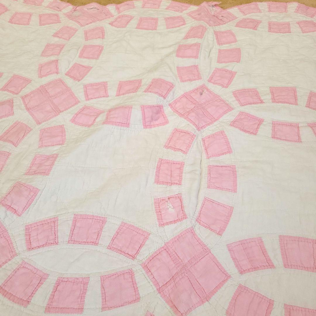 アンティークキルト 大判 ダブルウエディング 200x163cm