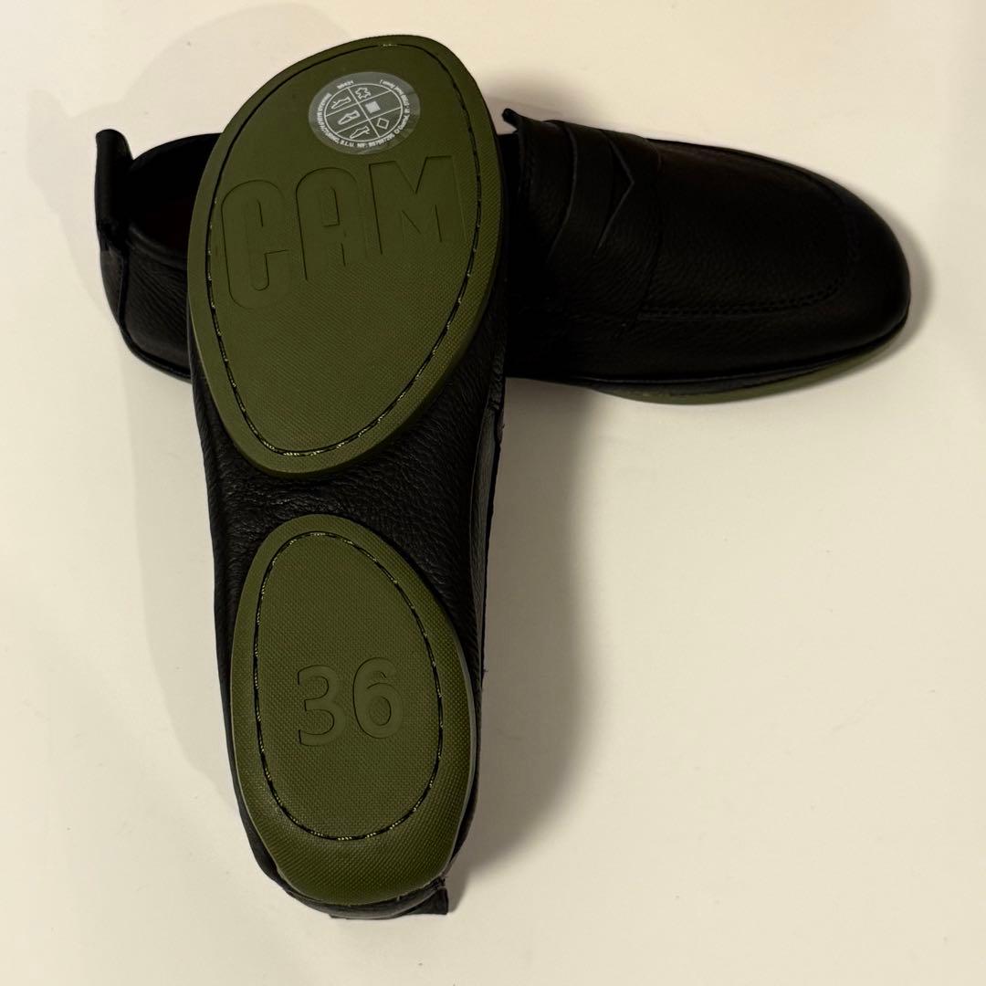 新品 Camper Right Nina カンペール ローファー ブラック