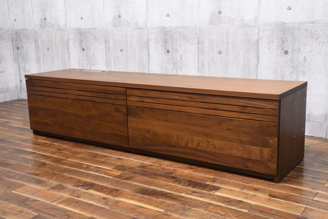 EKK36 岡家具 スカラ テレビボード ウォールナット無垢材 ローボード