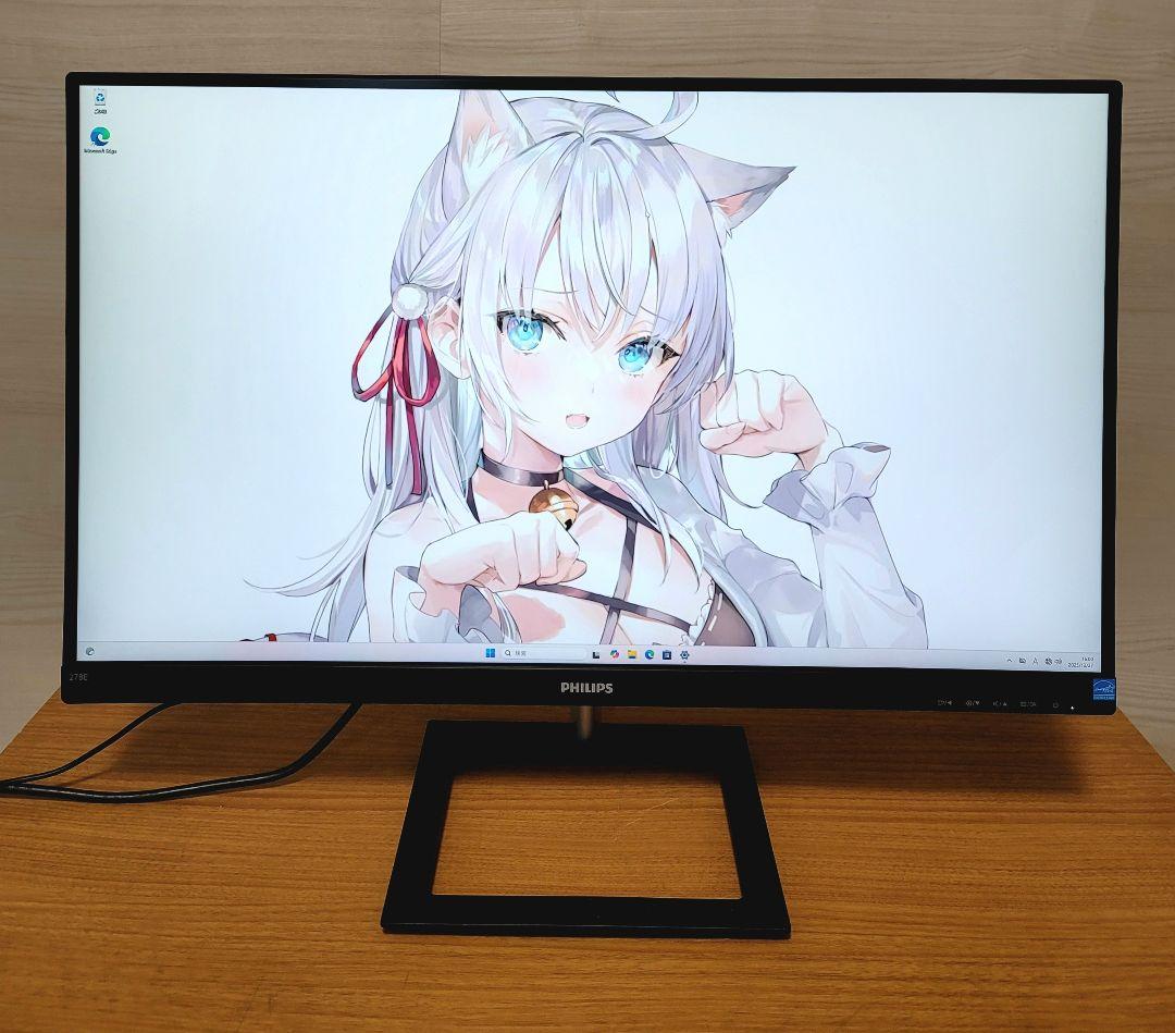 美品　PHILIPS 27インチ 4Kディスプレイ 278E1A/11