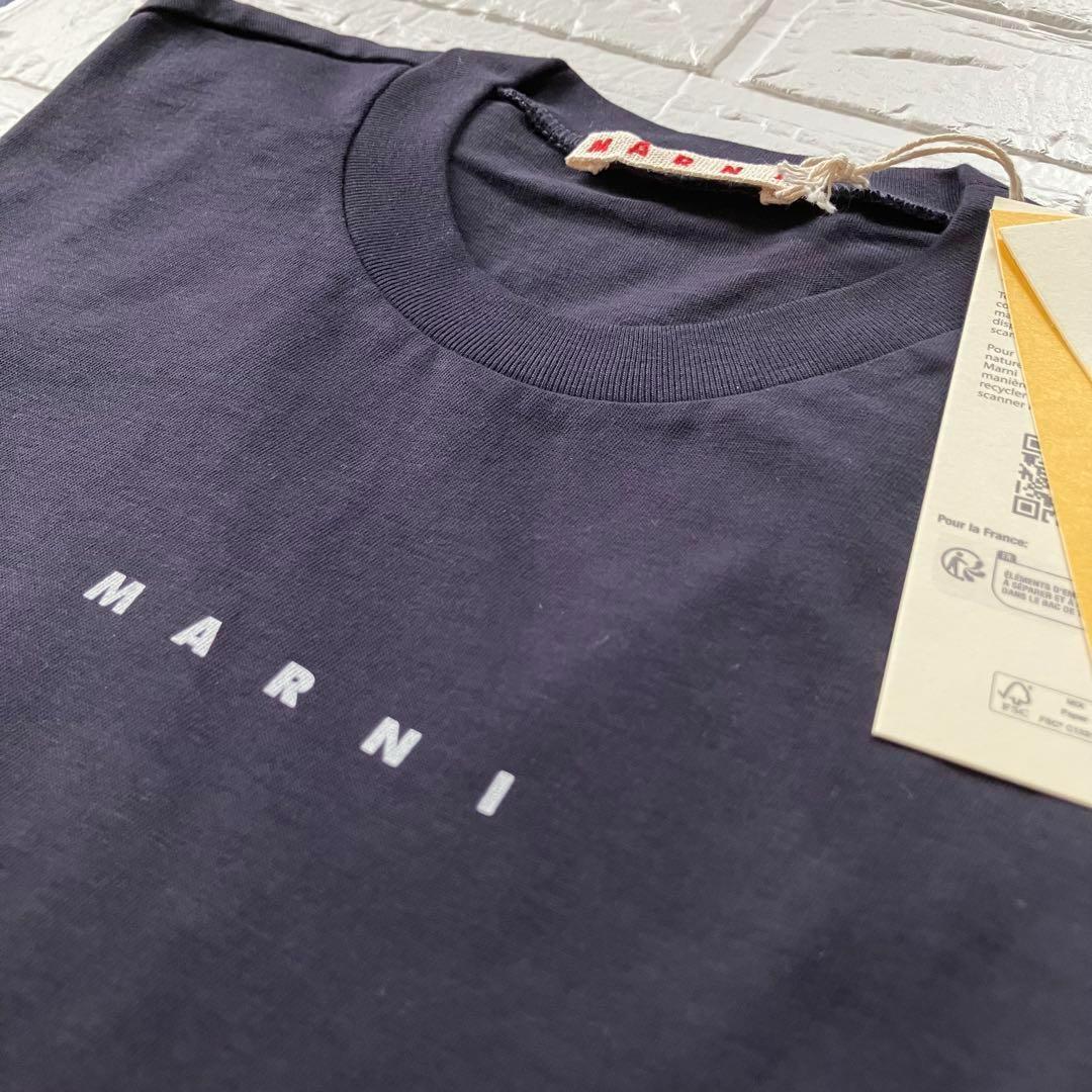 新作 MARNI マルニ ロゴ キッズ Tシャツ 大人Sサイズ 相当12Y