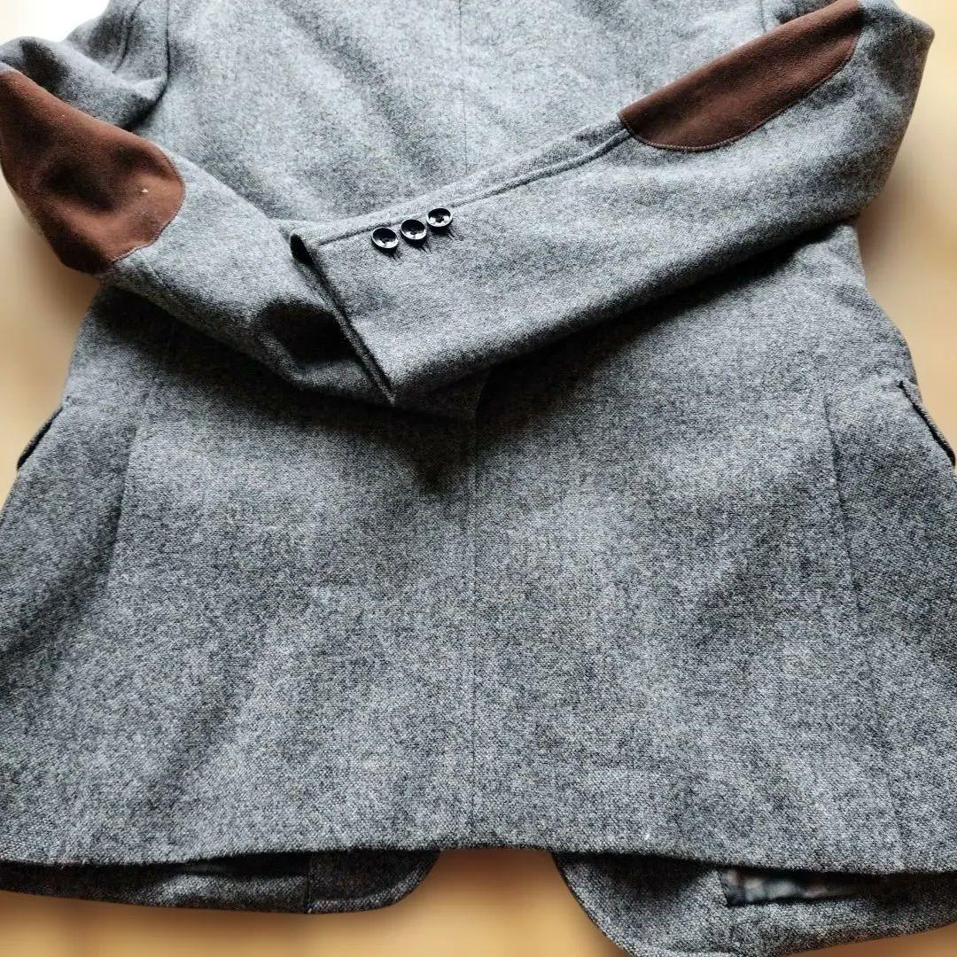 美品　ソフネット　ツイードウール テーラードジャケット