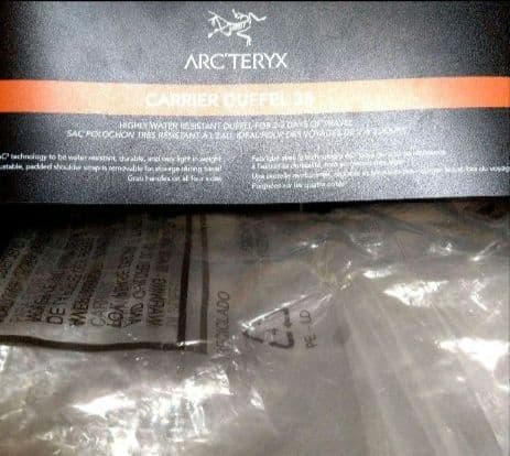 【新品タグ付き】ARC’TERYXアークテリクスキャリアダッフル35