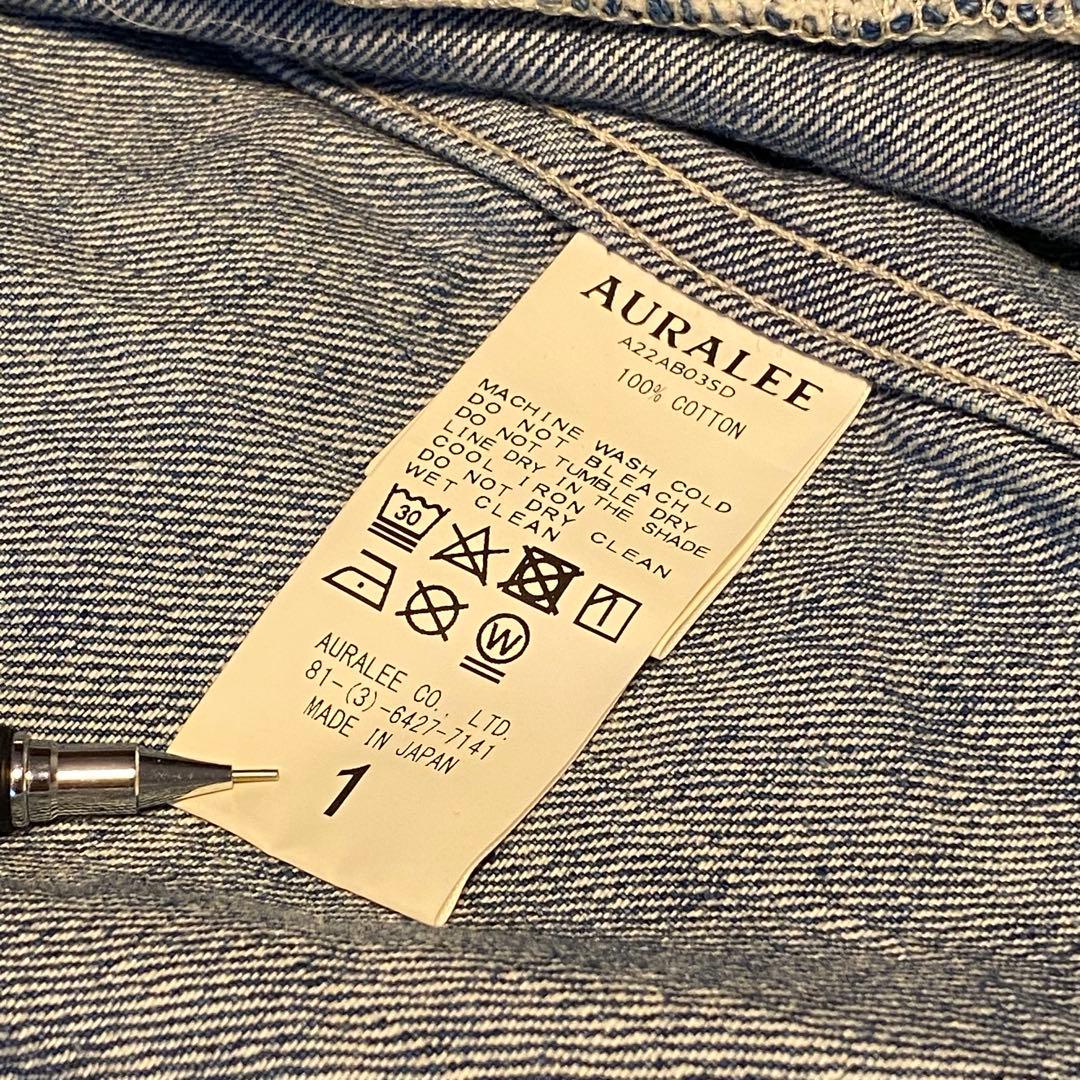 AURALEE サイズ1 デニムジャケット