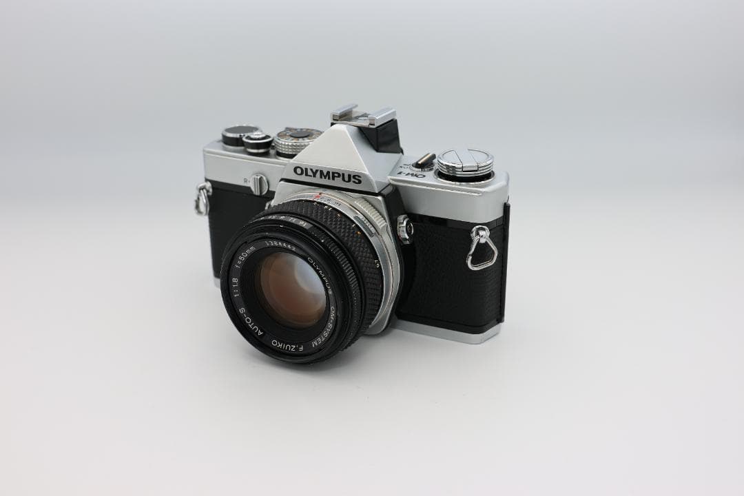 値下げ【整備済】オリンバス　OLYMPUS OM-1　一眼レフカメラ レンズ付