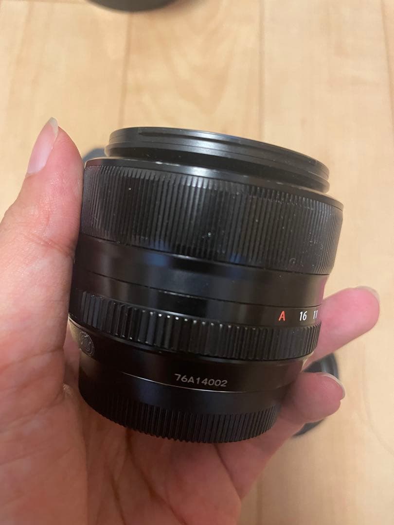 フジノン　xf35mmf1.4 r レンズフード付き