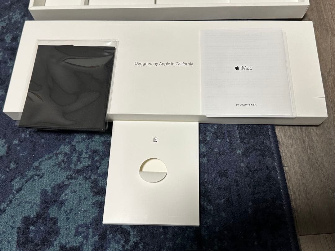 iMac21.5インチLEDキーボード、マウス、箱付き 【ジャンク】