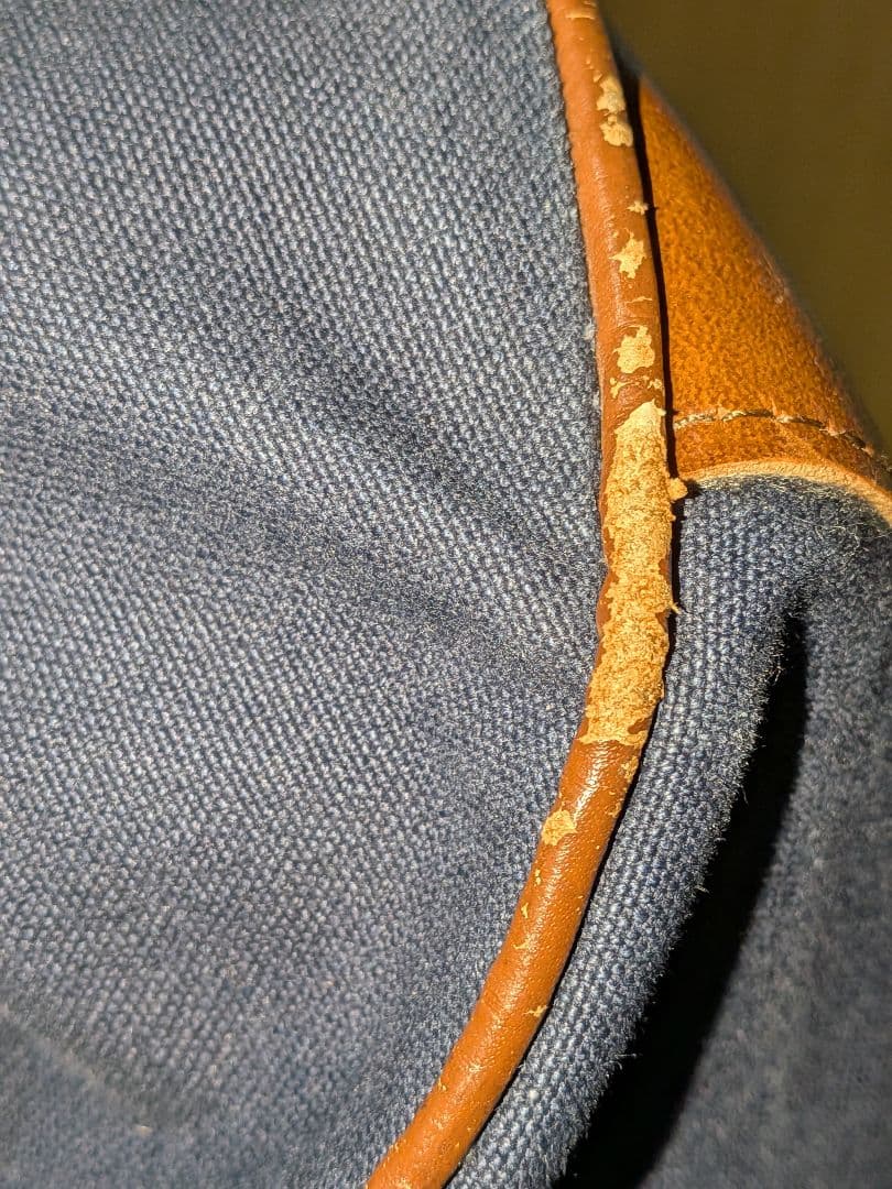 80's L.L.Beanネイビーキャンバスボストンバッグ 2way