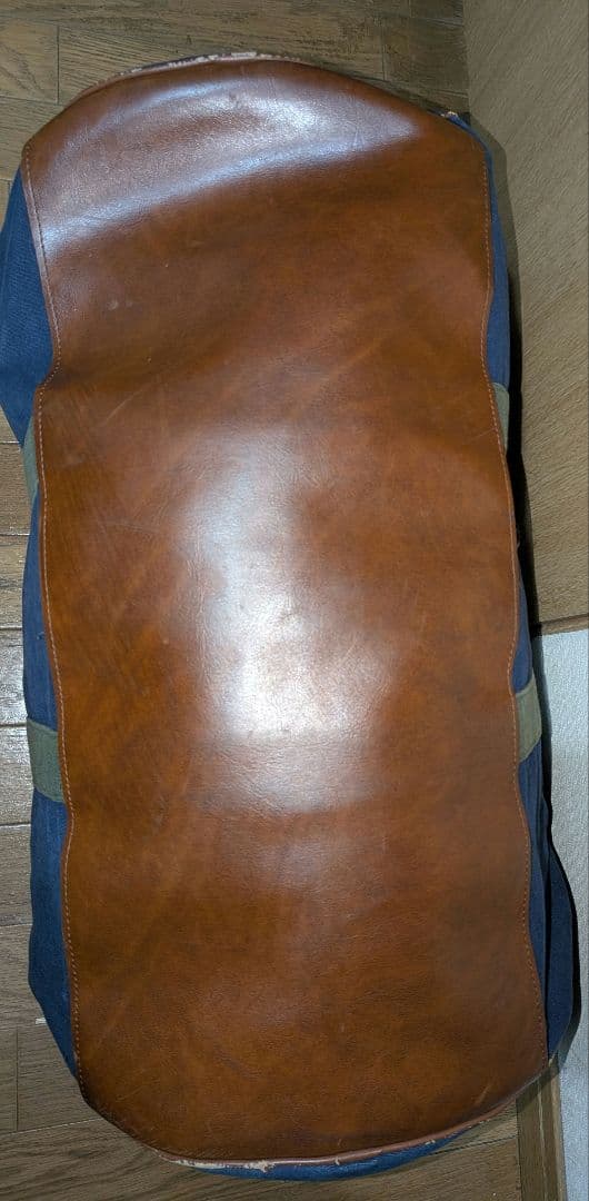 80's L.L.Beanネイビーキャンバスボストンバッグ 2way