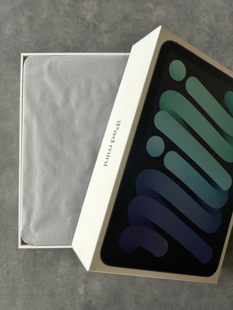 iPad mini 第6世代 スペースグレー 64GB wi-fi カバー付