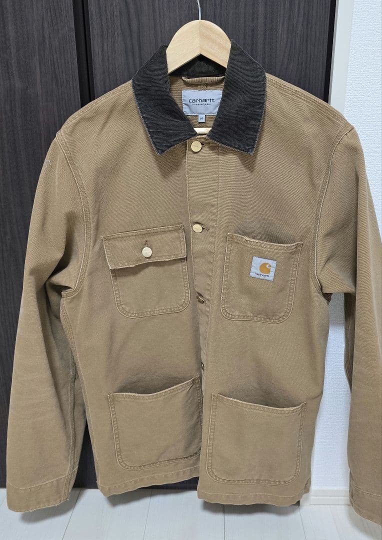 Carhartt　カバーオール/M/コットン/BRW/1026480