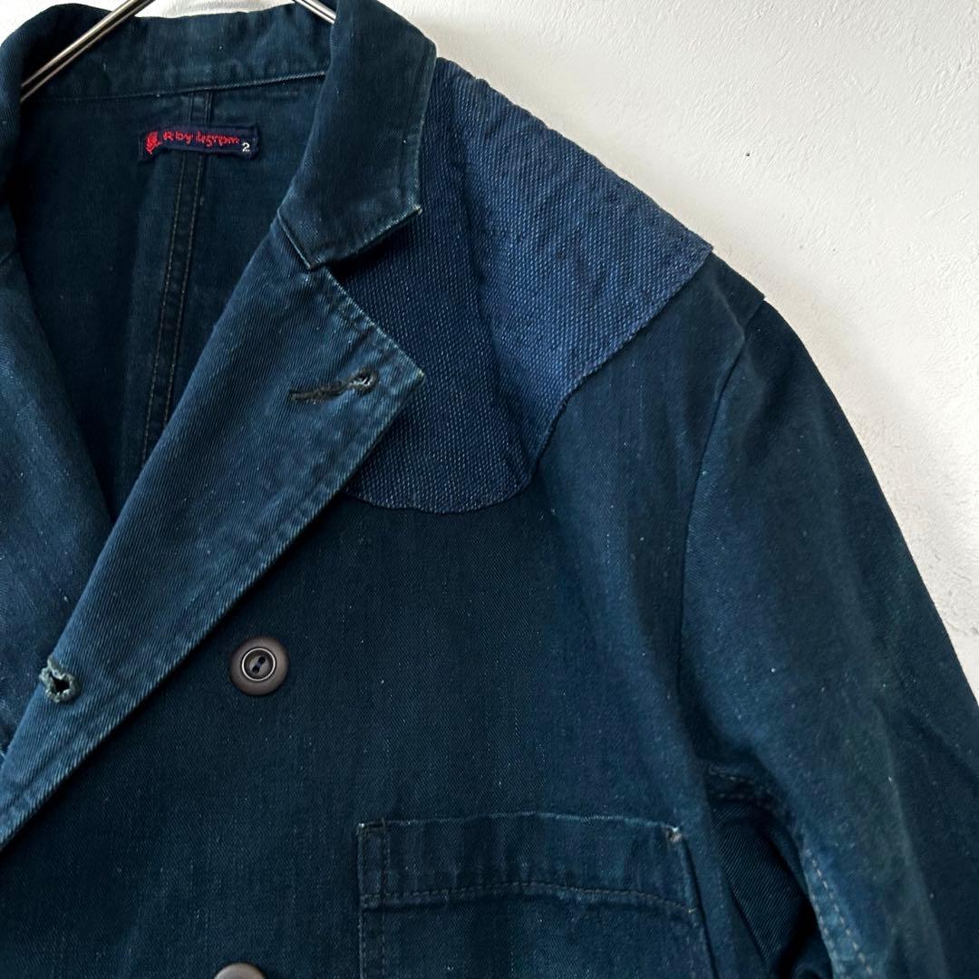 【匿名配送】45rpm インディゴデニムジャケット ダブル 濃紺 レアモデル