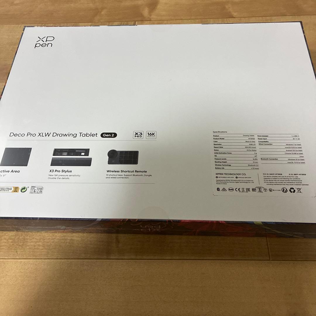 XP-Pen Deco Pro XLW Gen 2 ペンタブレット本体