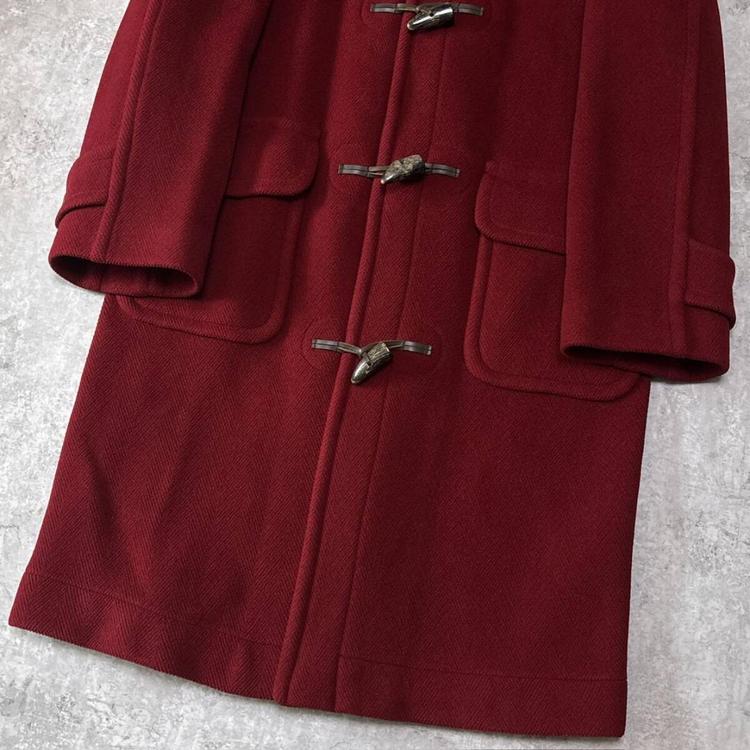 極美品 モンゴメリー チベット社 ムーアブルック ダッフルコート 英国製 レッド