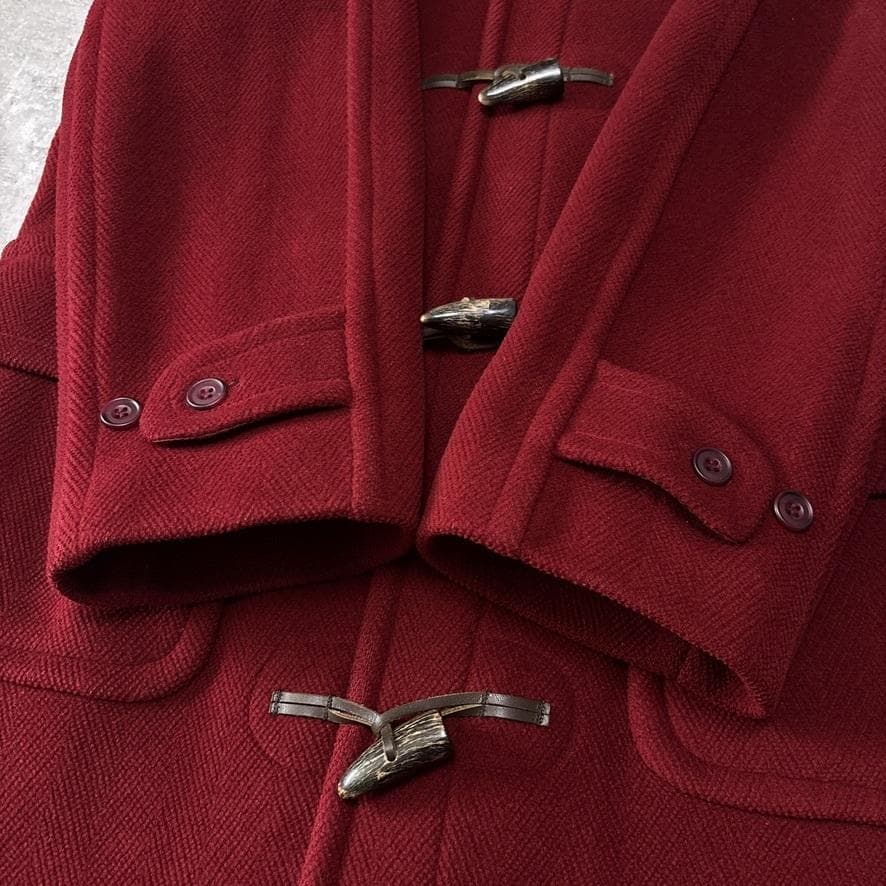 極美品 モンゴメリー チベット社 ムーアブルック ダッフルコート 英国製 レッド