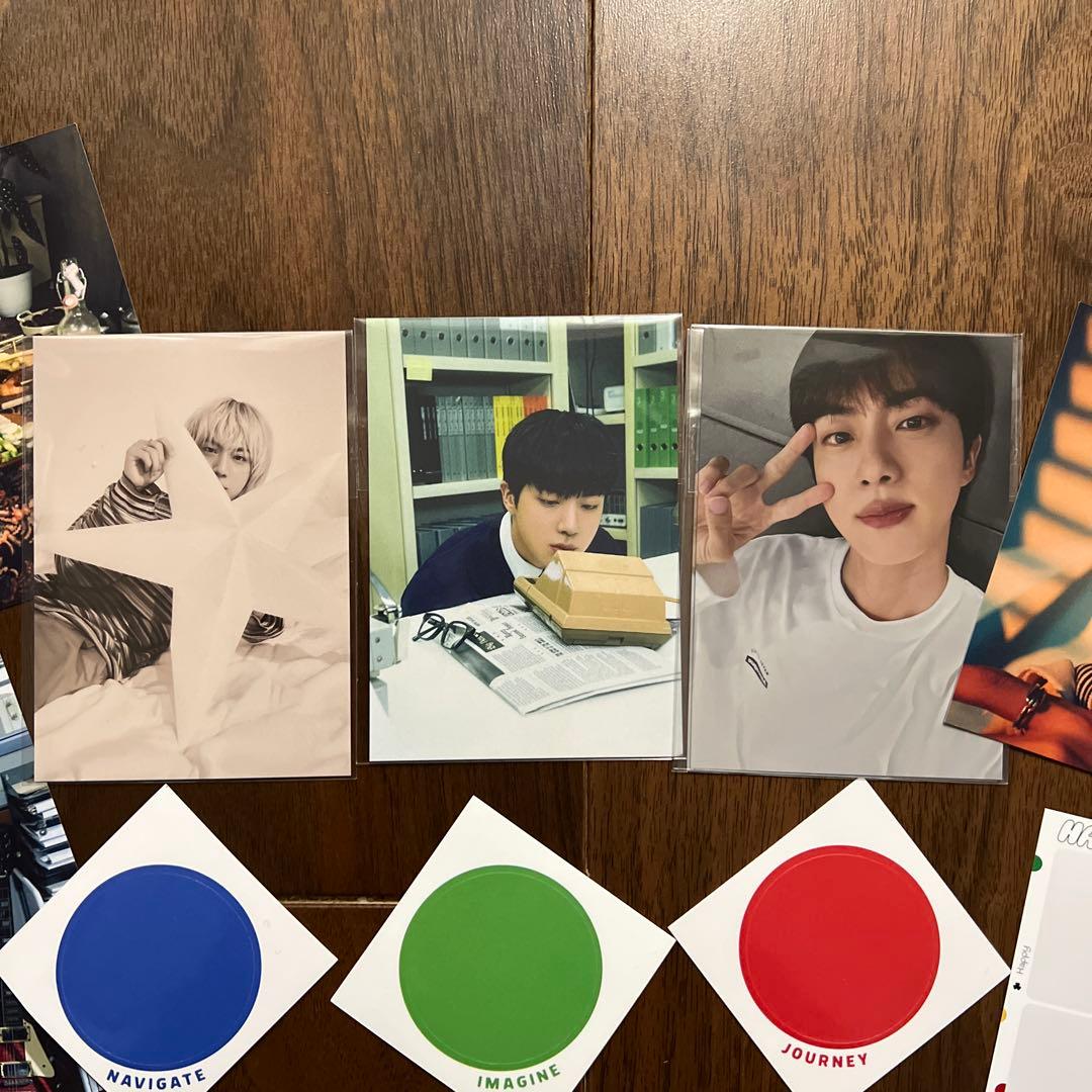 BTS JIN 購入特典カード ラキドロ コンプ Happy ポップアップ ジン