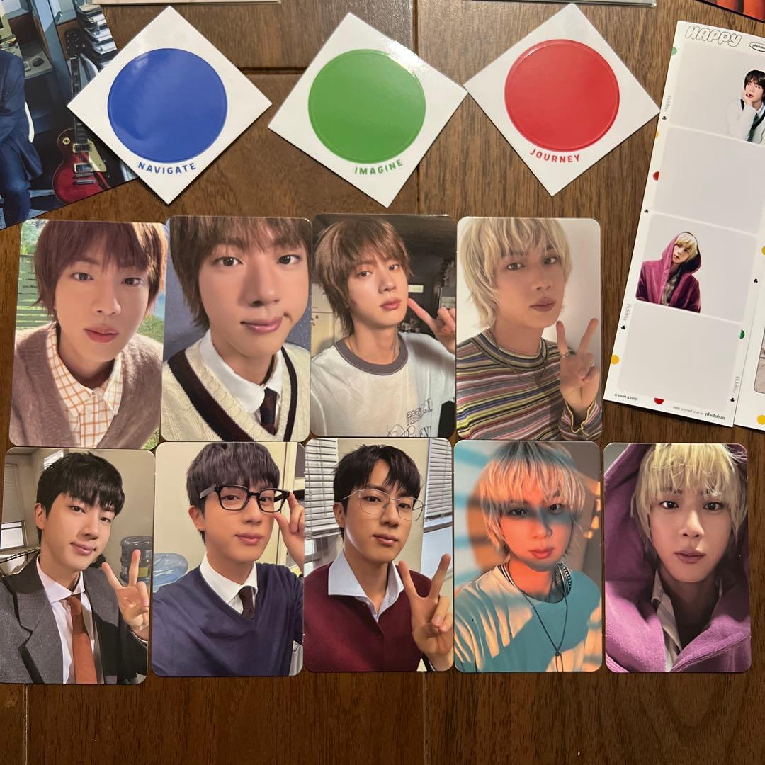 BTS JIN 購入特典カード ラキドロ コンプ Happy ポップアップ ジン