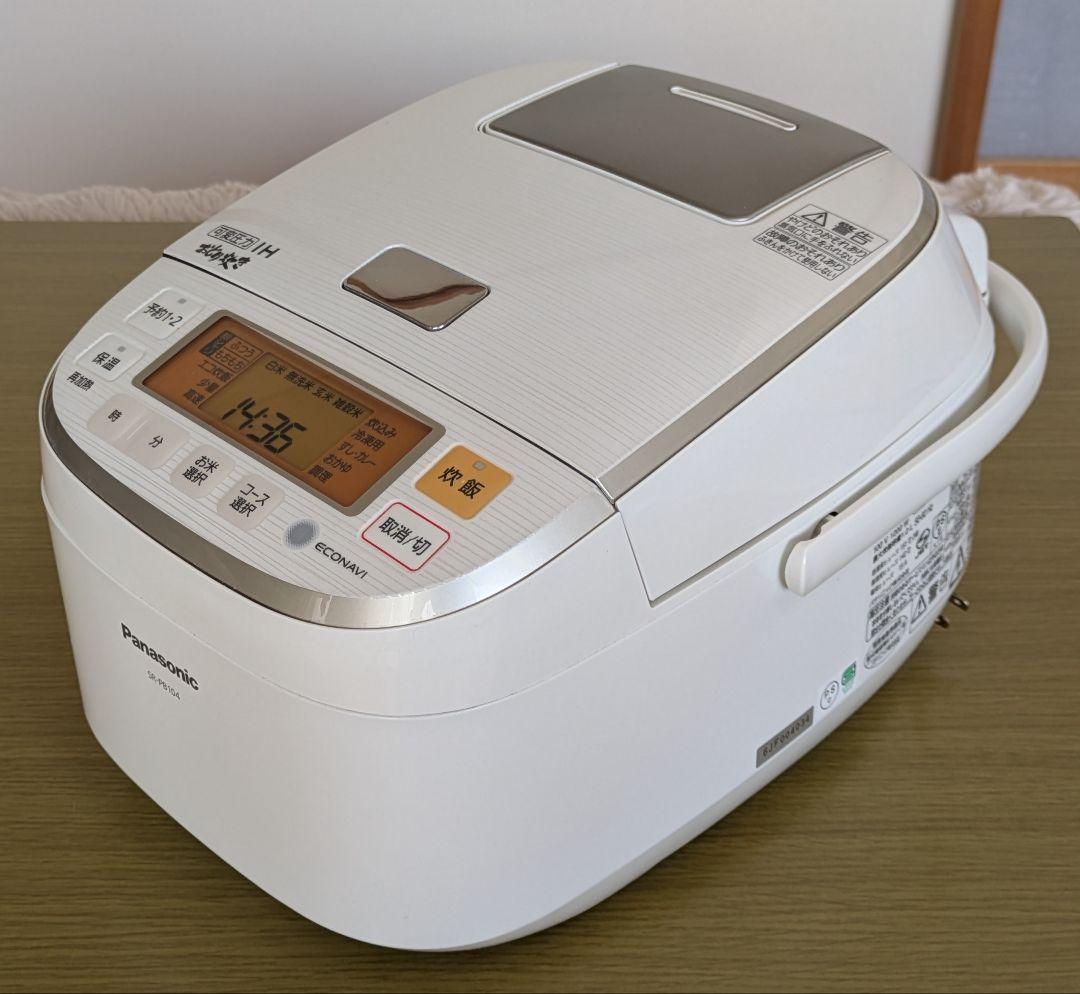 ​【動作確認済】パナソニック 可変圧力IH炊飯器 SR-PB104（5.5合）
