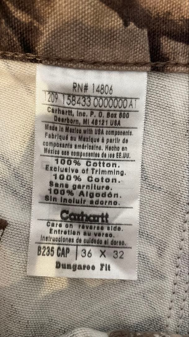 Carhartt ペインターパンツリアルツリー ワークパンツ 36X32