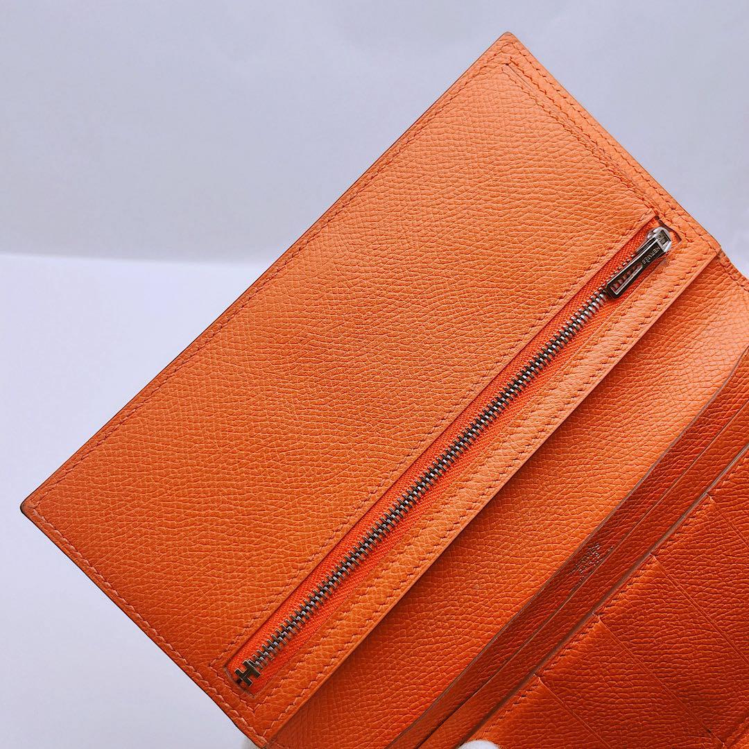 ✨海外輸入品✨値下げ不可⚠️HERMES エルメス べアン デュプリ 三つ折り