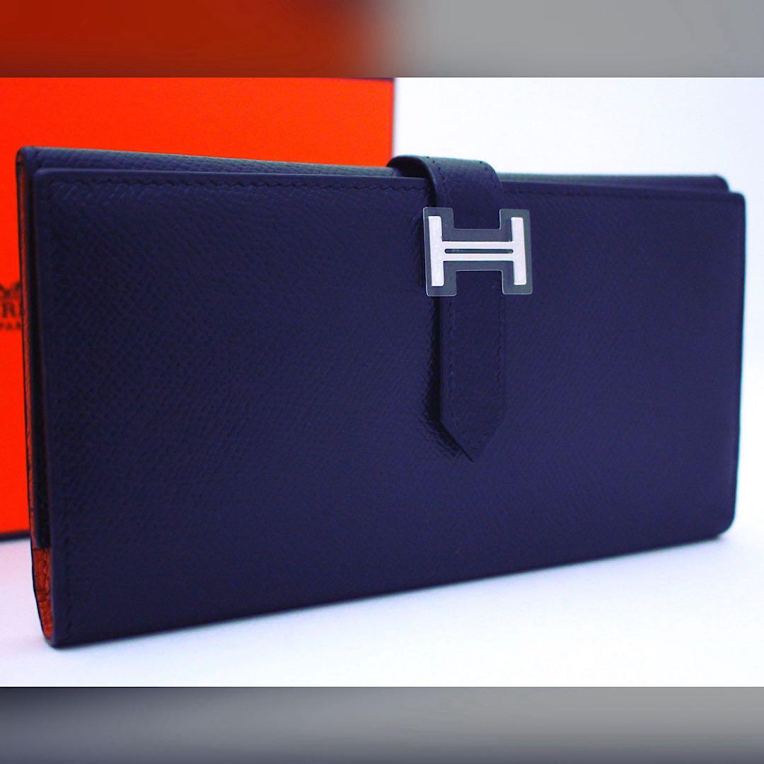✨海外輸入品✨値下げ不可⚠️HERMES エルメス べアン デュプリ 三つ折り