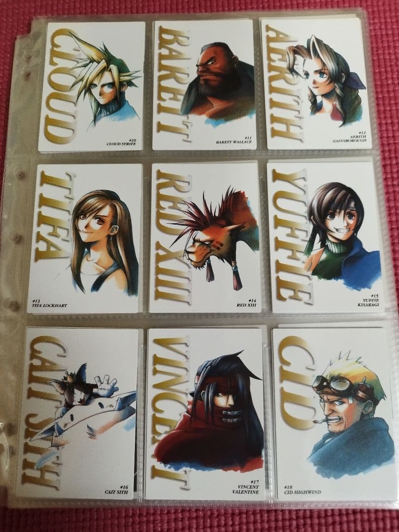 【初版】ファイナルファンタジー7 カードダスマスターズ フルコンプリートセット