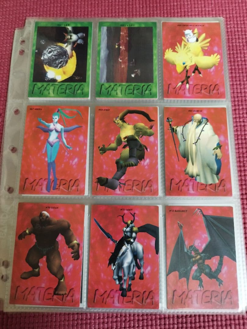 【初版】ファイナルファンタジー7 カードダスマスターズ フルコンプリートセット