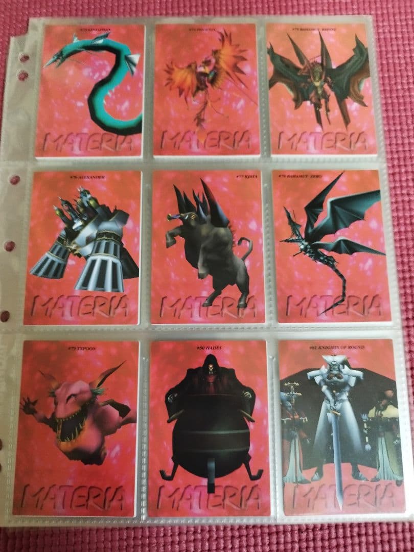 【初版】ファイナルファンタジー7 カードダスマスターズ フルコンプリートセット