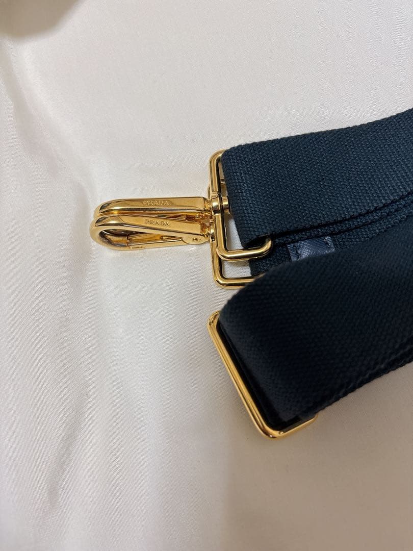 PRADA トートバッグ　カナパS 2way ストラップ付 インディエゴ