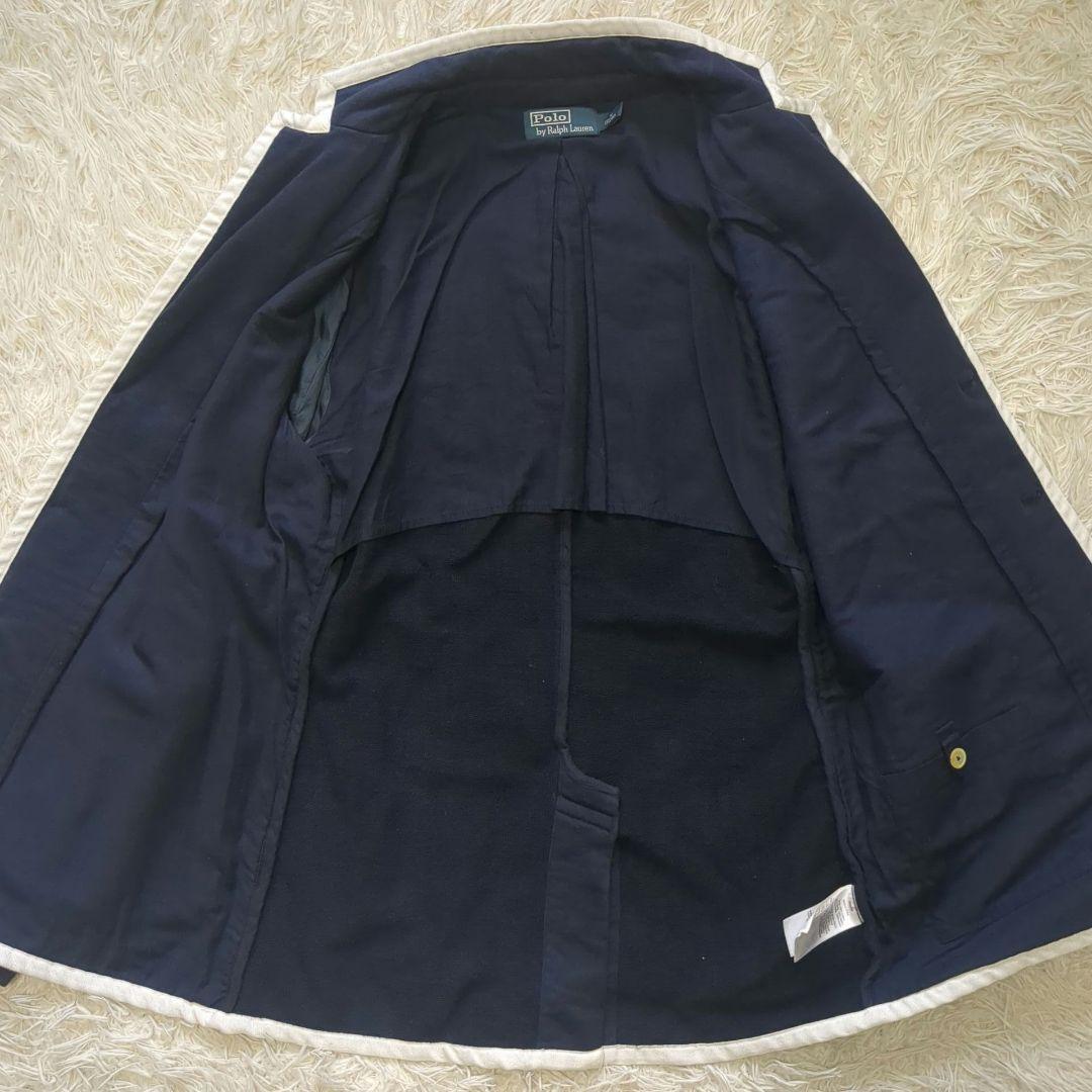 ポロラルフローレン コットン テーラードジャケット ネイビー M