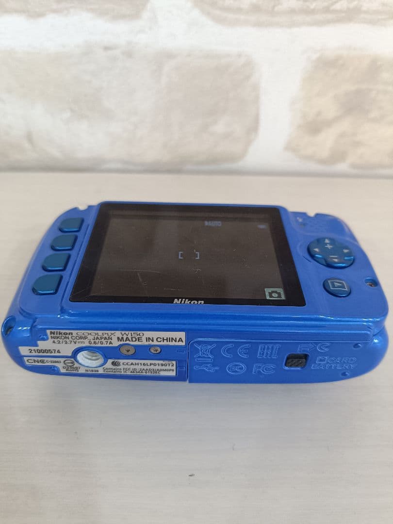 NIKON COOLPIX W150 防水 ニコン 海 ブルー