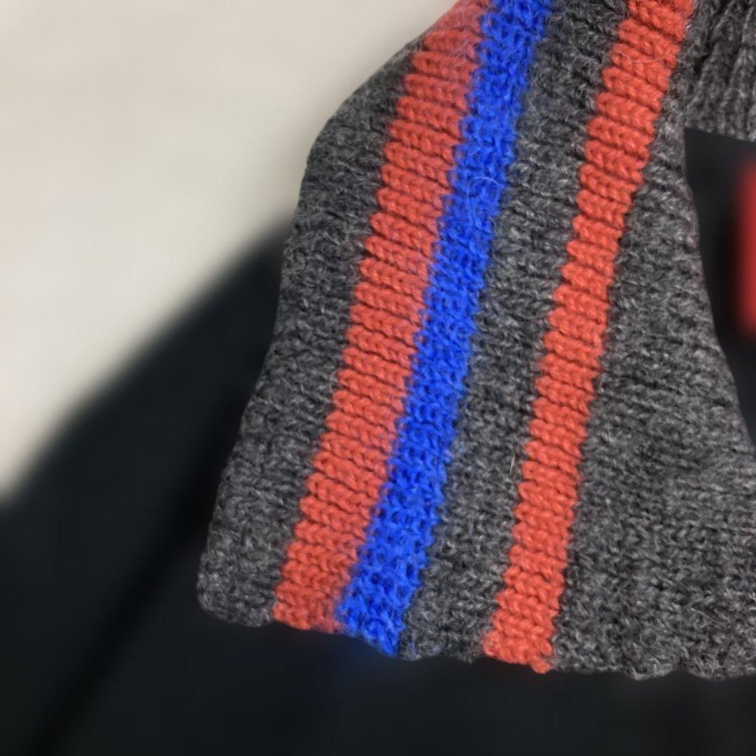 人気　ヴィヴィアン　ウエストウッド　ニット　ポロシャツ　オーブ刺繍　長袖　黒　M