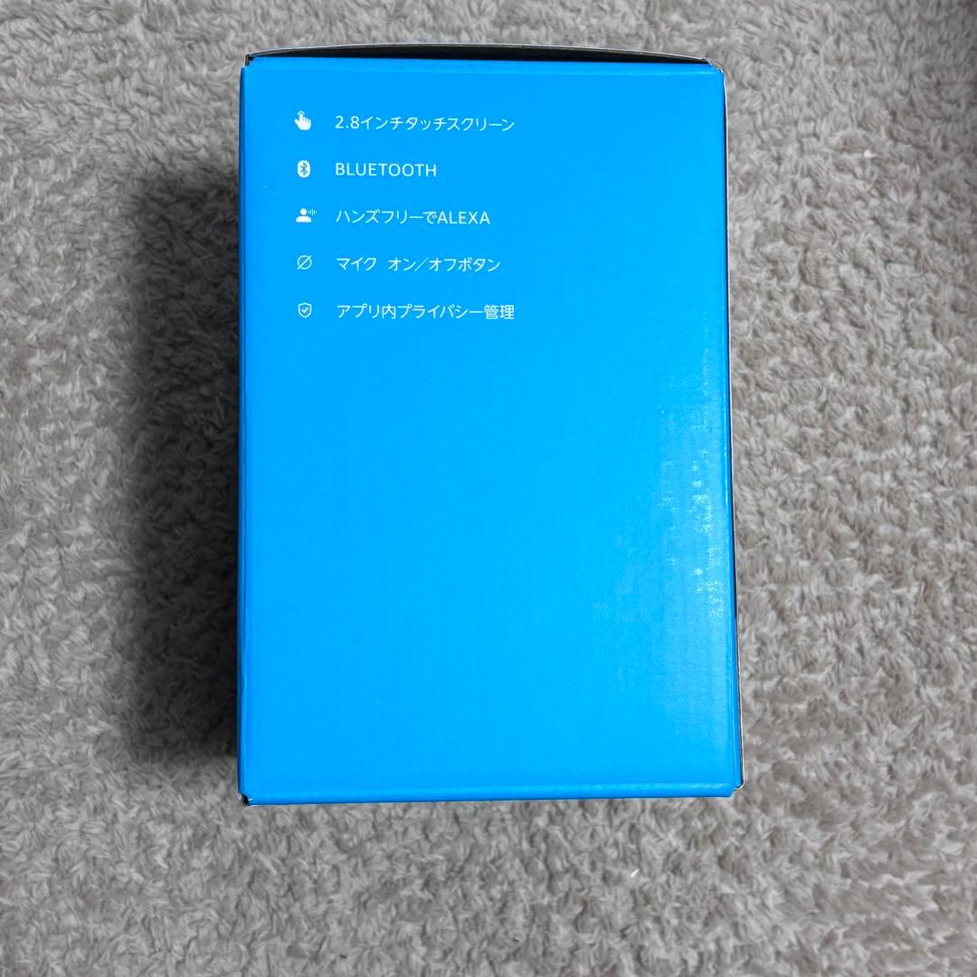 【新品未開封】Amazon Echo Spot グレーシャホワイト 置き時計