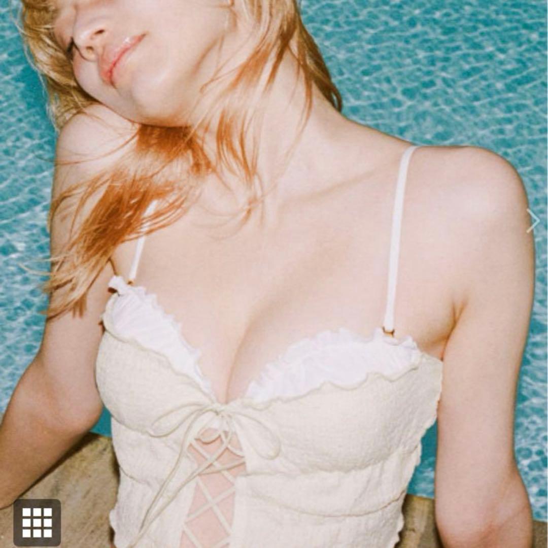 RAVIJOUR CORSET ビキニセット ホワイト S