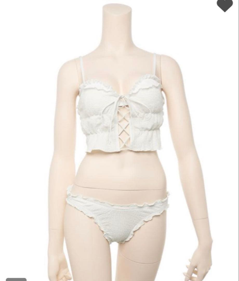RAVIJOUR CORSET ビキニセット ホワイト S