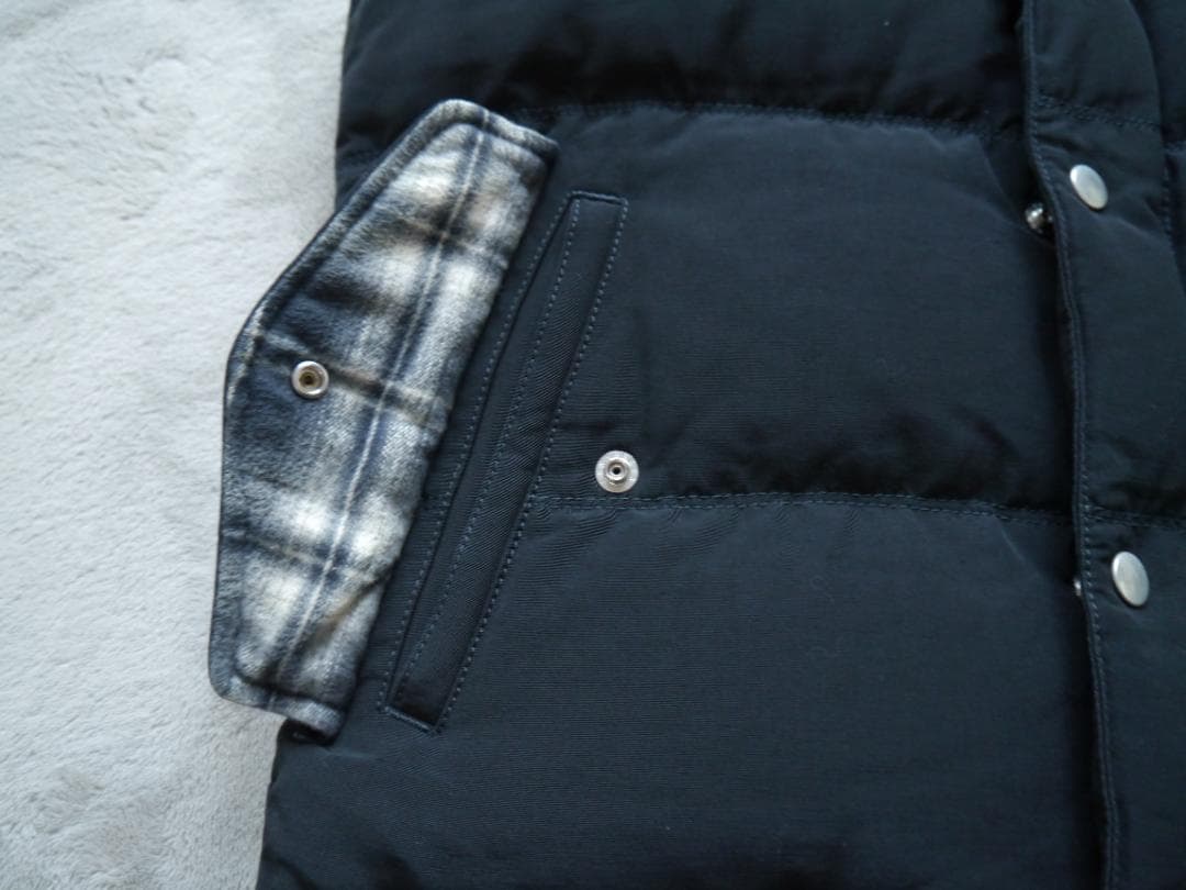 COMME des GARÇONS ブラックダウンベスト XS